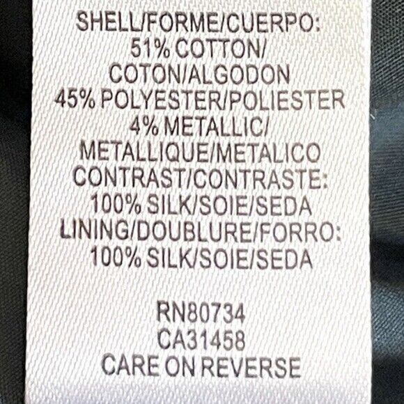 BCBGMaxAzria Runway Graphite Bubble Mini Dress 4 Silk Metallic Pleated Cocktail - Picture 8 of 10